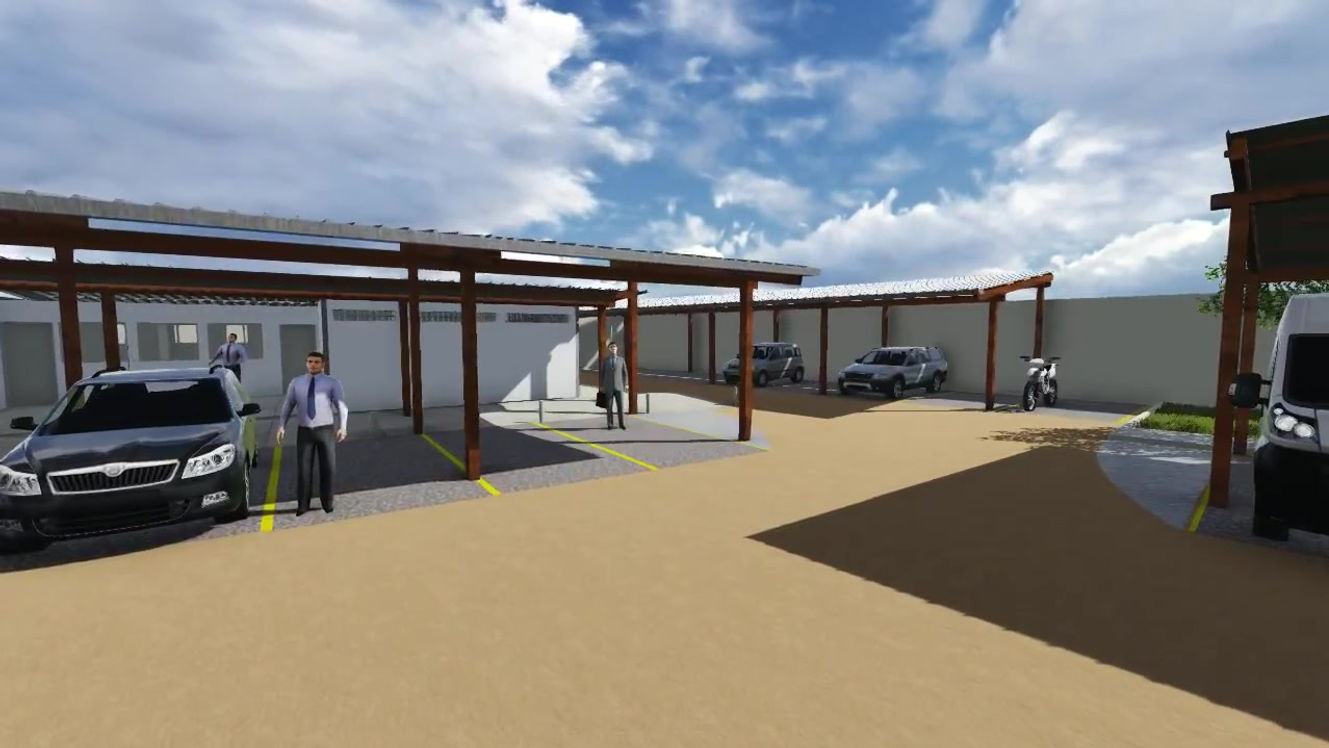 PROJETO TELHADO ESTACIONAMENTO